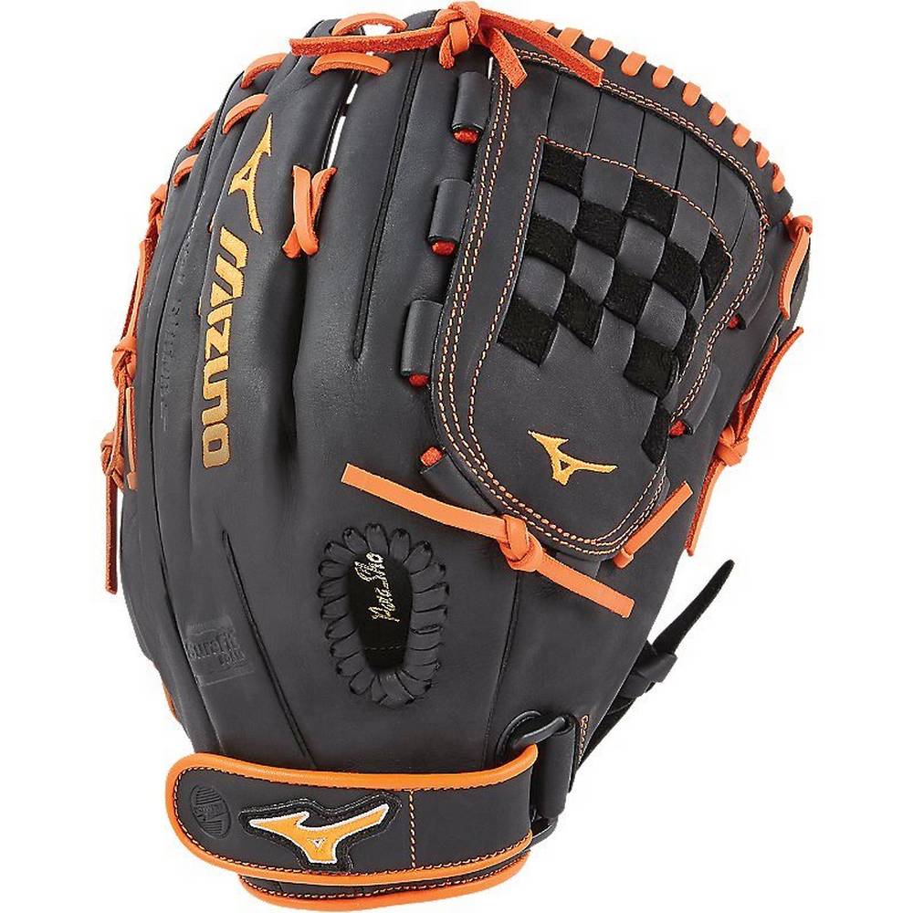 Womens Mizuno MVP Prime SE Fastpitch 13" Softball Gloves Black/Orange Philippines (SVJXZF406)